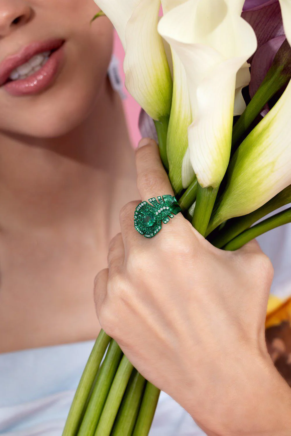 Emerald Folha Ring - Image 2
