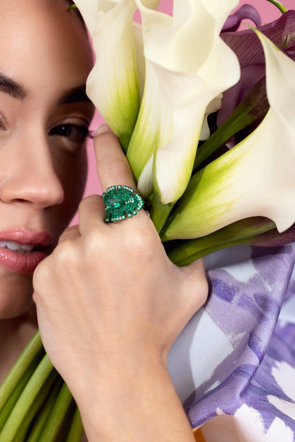 Emerald Folha Ring - Image 5