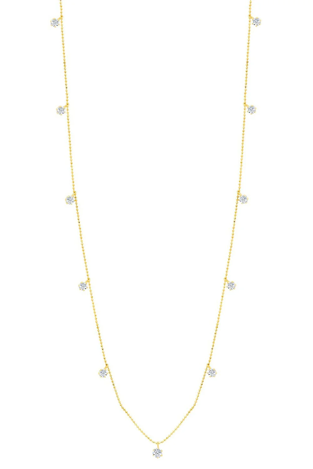 Floating Diamond Necklace