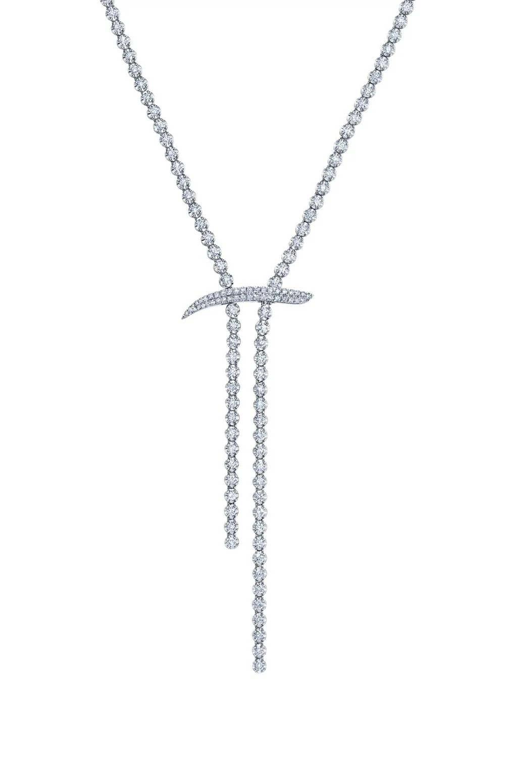 Mega Swirl Lariat Necklace - Image 7