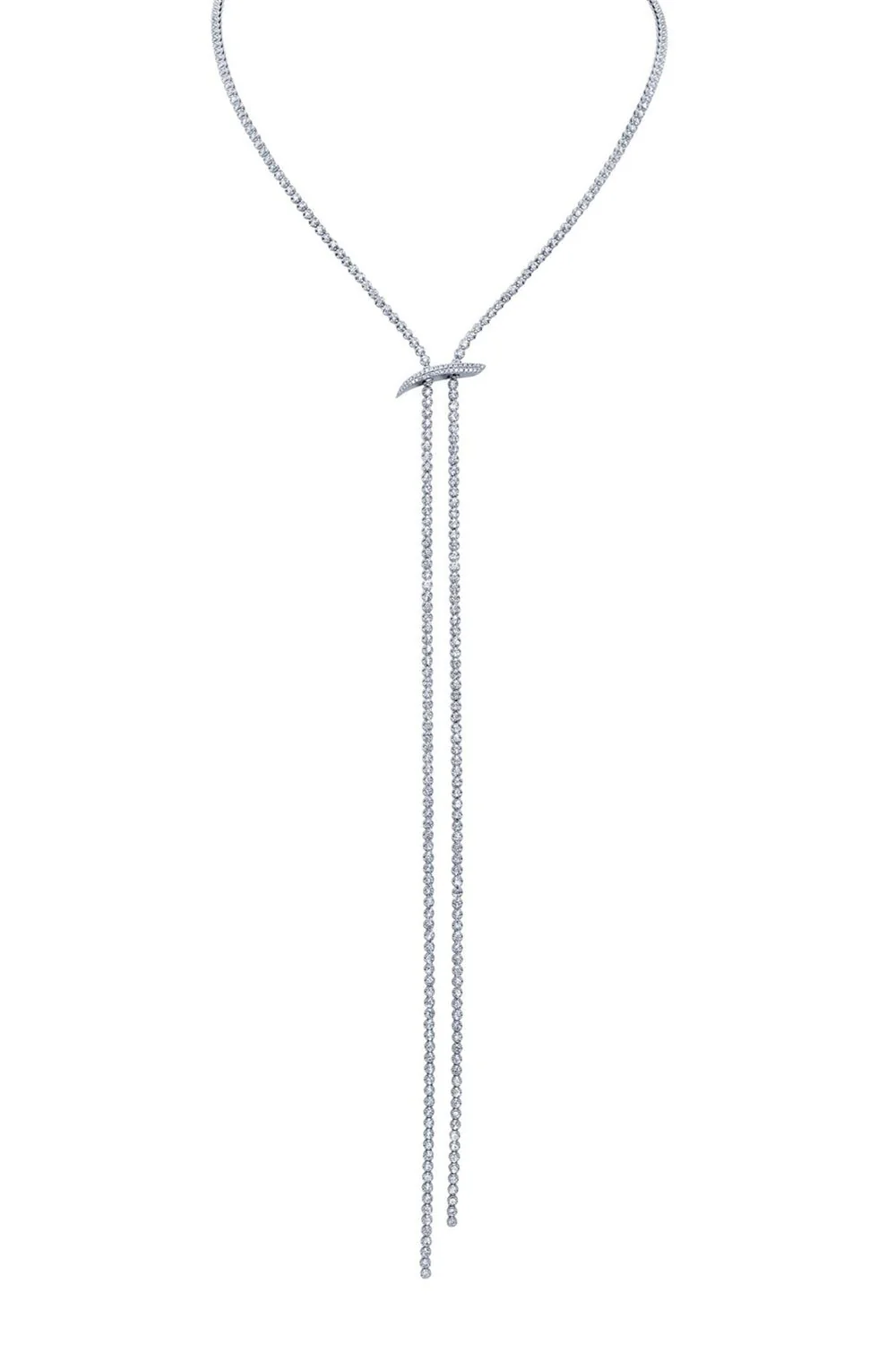 Mega Swirl Lariat Necklace - Image 8