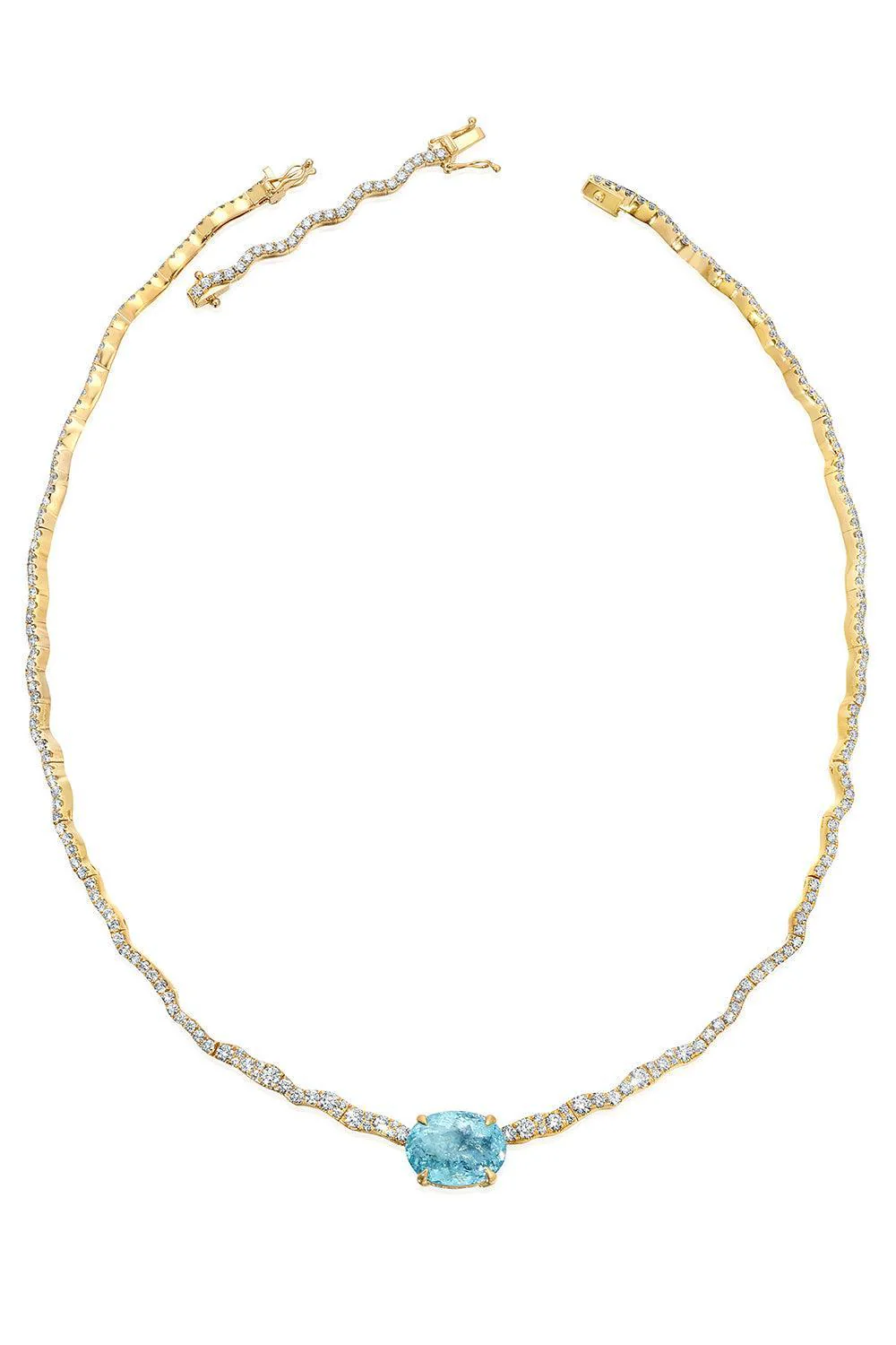 Paraiba Diamond Rio Necklace