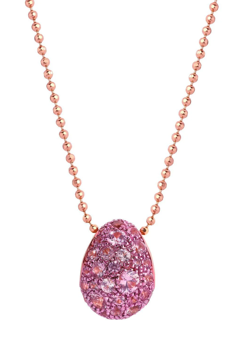 Pink Sapphire Bahia Pendant Necklace
