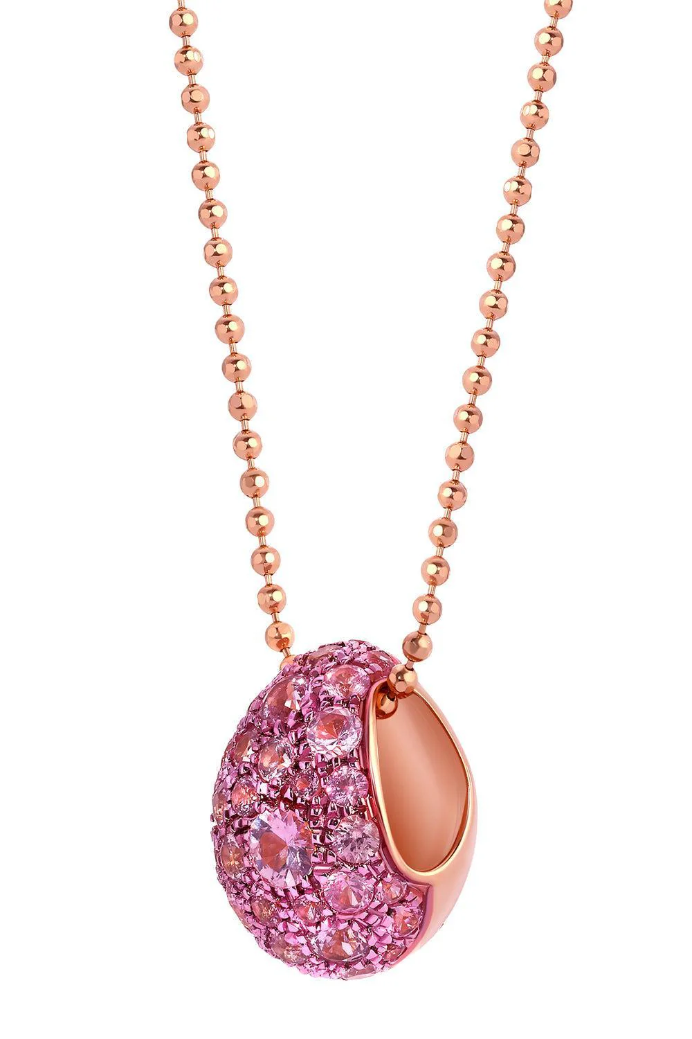 Pink Sapphire Bahia Pendant Necklace - Image 5