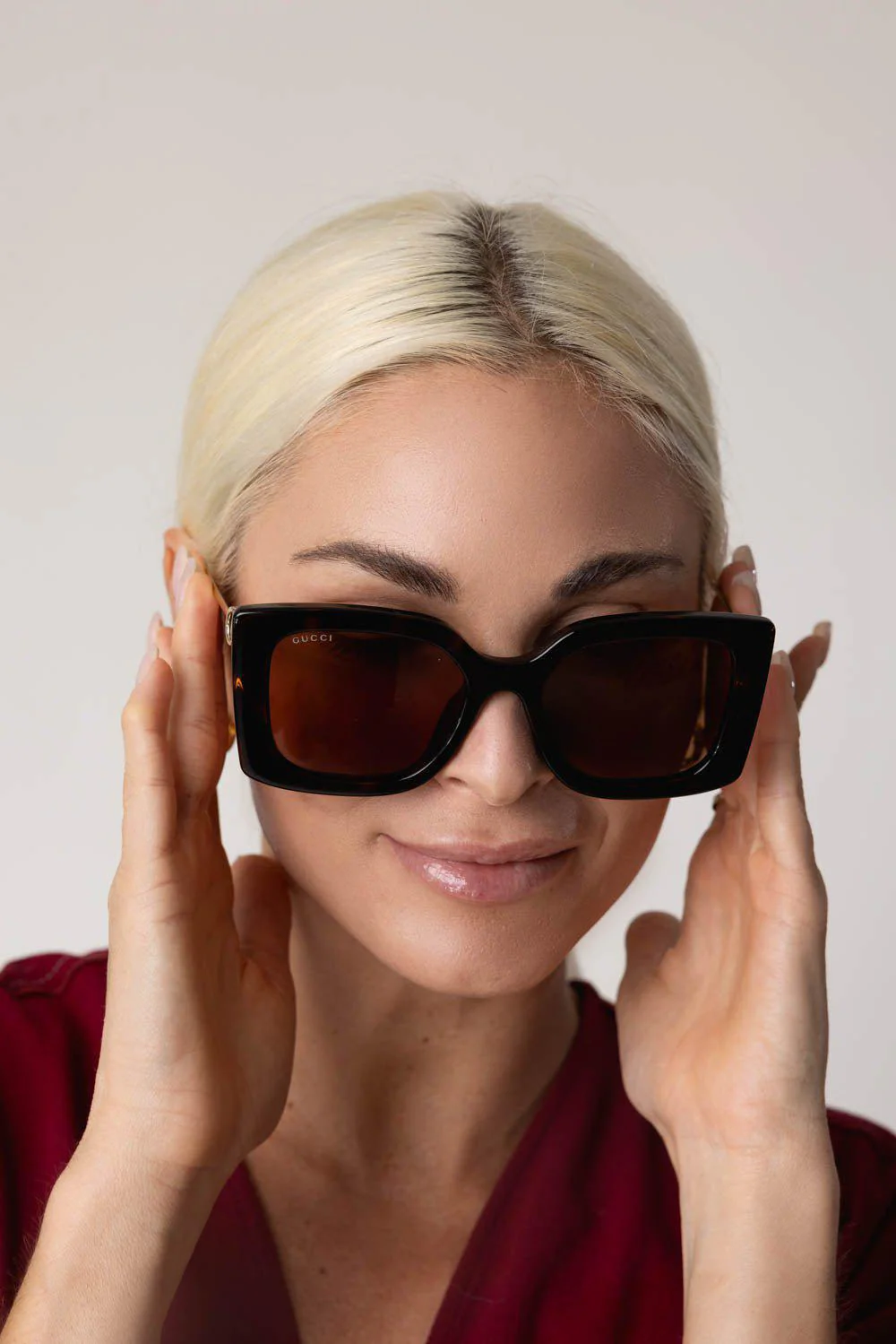 Flat Bend Square Sunglasses - Image 4