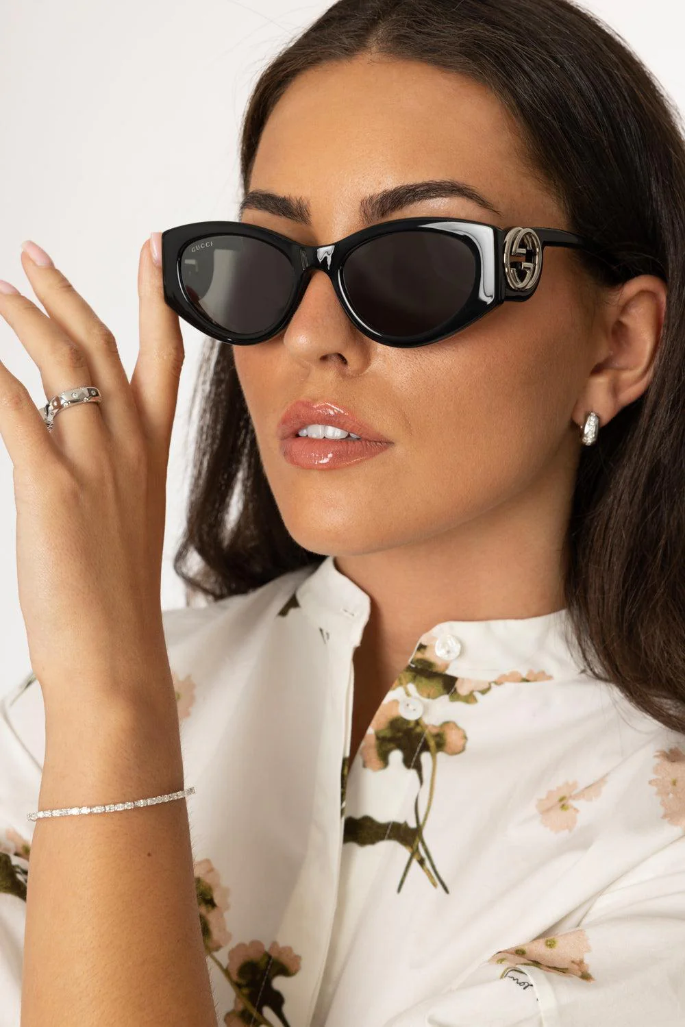 Rounded Rectangle Sunglasses - Image 4