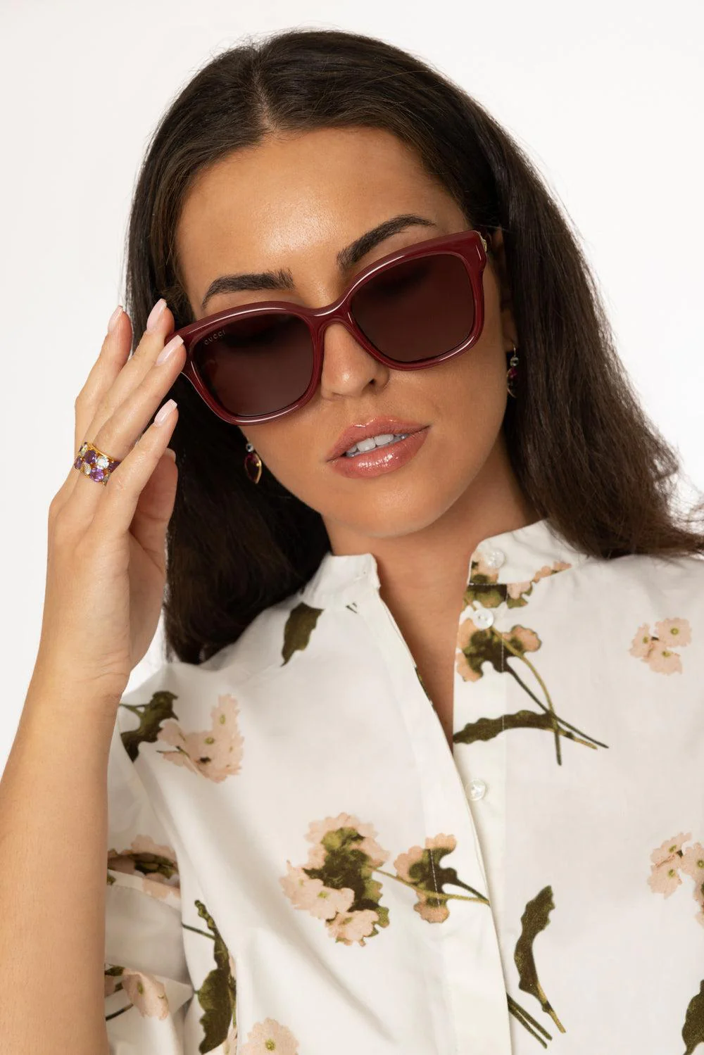 Rounded Square Sunglasses - Image 4