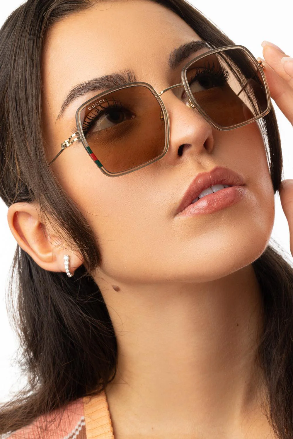 Slim Side Large Square Sunglasss - Image 3