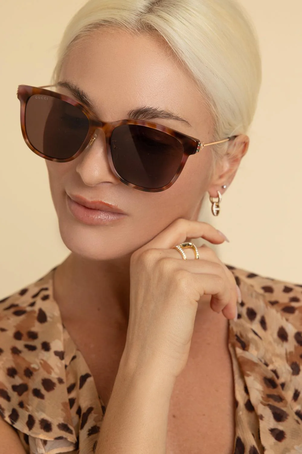 Slim Side Round Sunglasses - Image 2