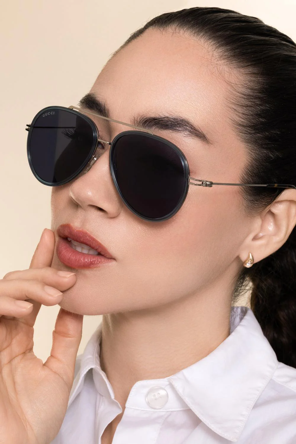 Tiny GG Aviator Sunglasses - Image 2