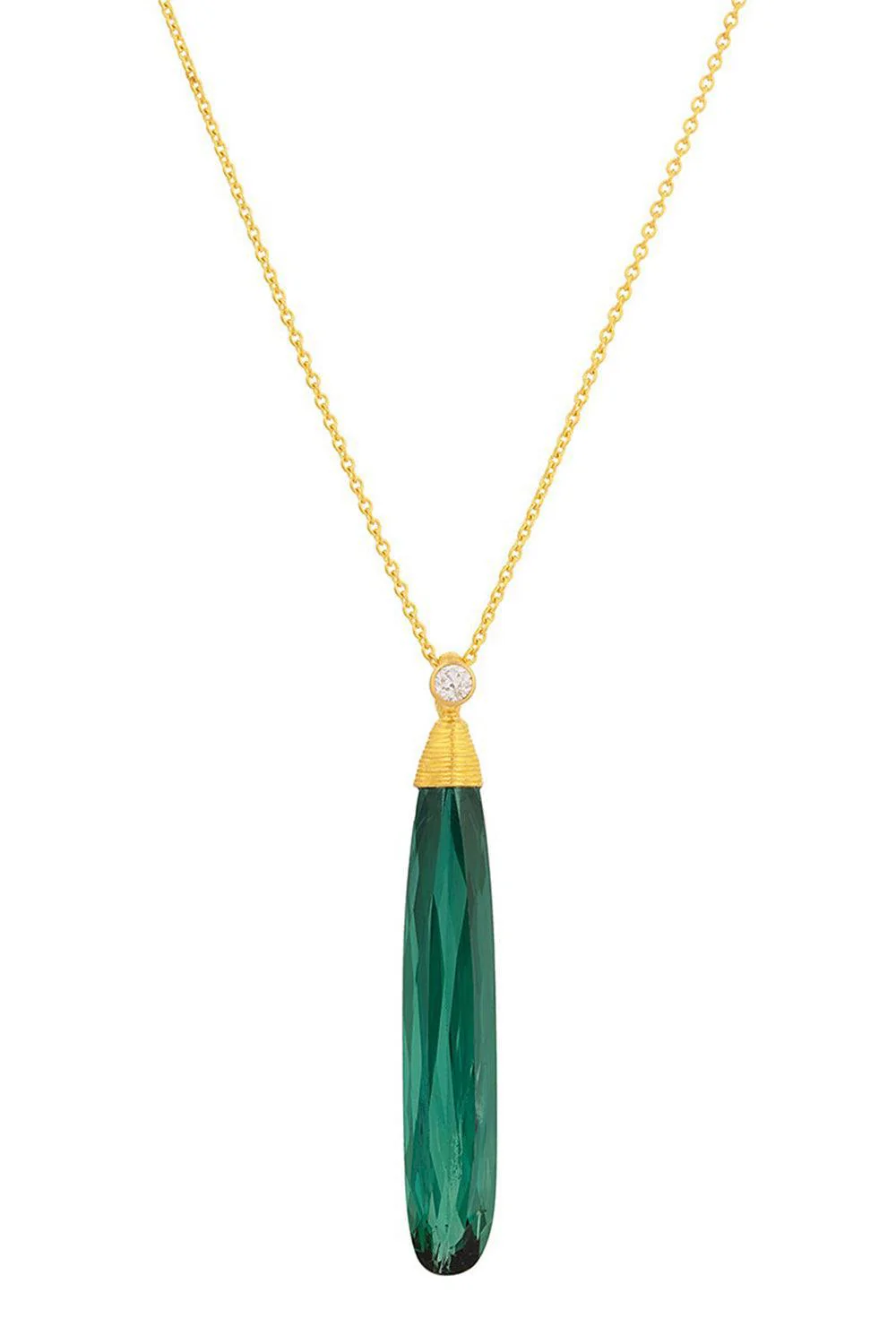 Green Tourmaline Spell Necklace
