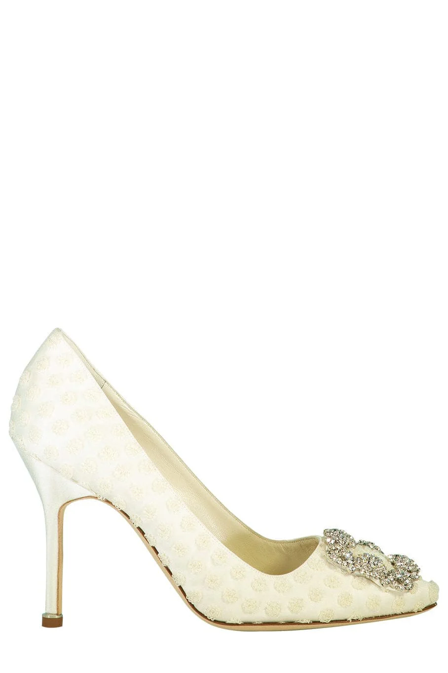 Hangisi Dobby Print Jewel Pump