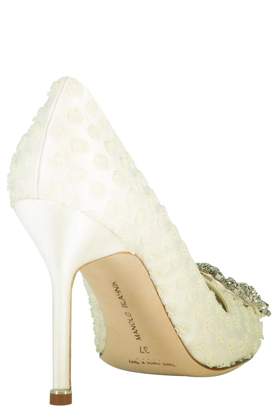Hangisi Dobby Print Jewel Pump - Image 5