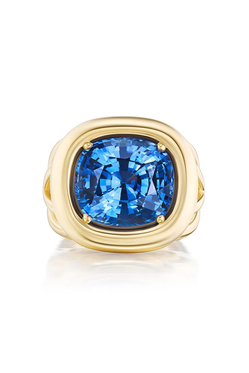 Blue Sapphire Giza Ring