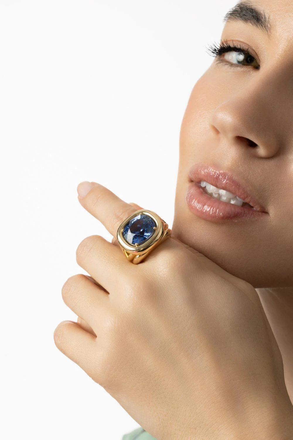 Blue Sapphire Giza Ring - Image 4