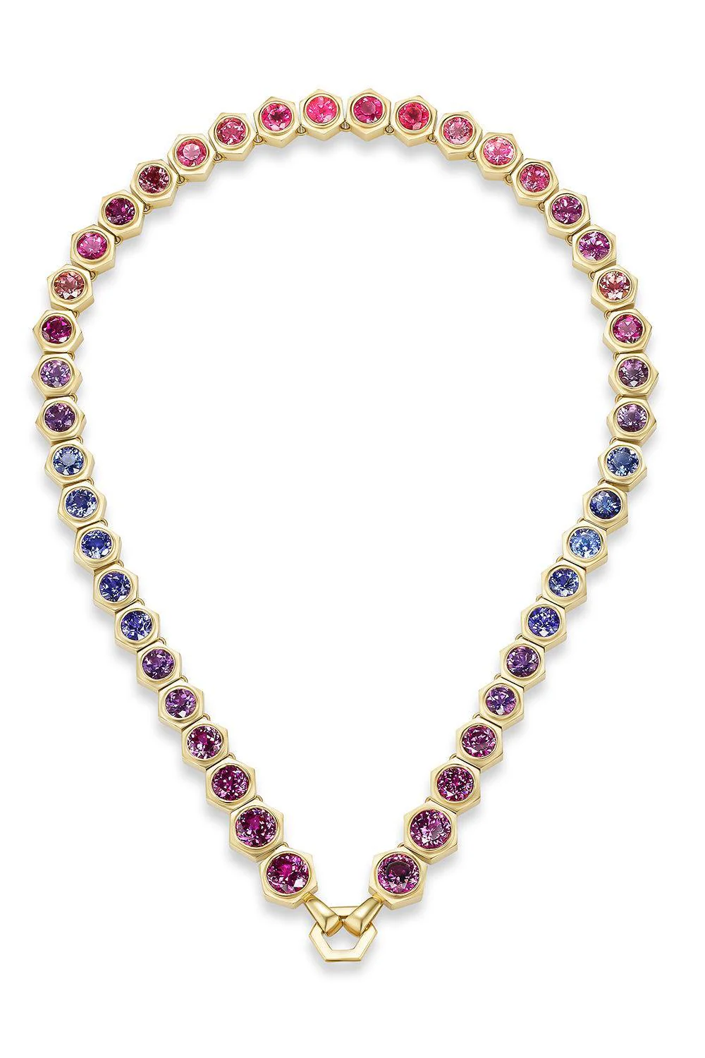 Garnet Tennis Necklace