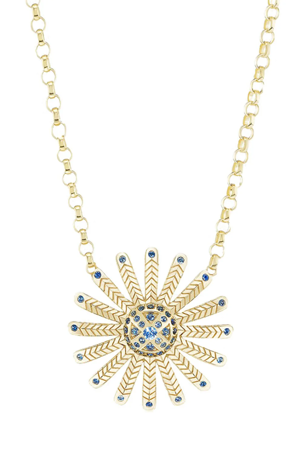 Mini Sunflower Pendant Necklace