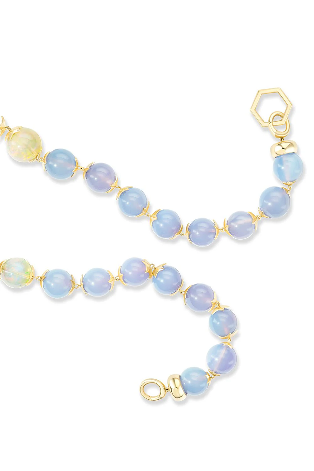 Opal Chalcedony Bead Necklace - Image 6