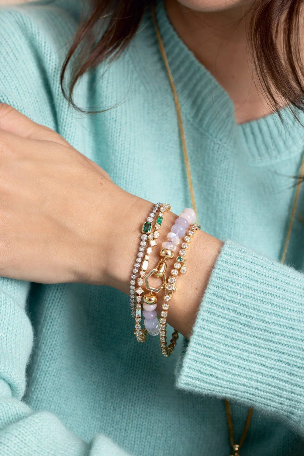 Pastel Bead Foundation Bracelet - Image 4