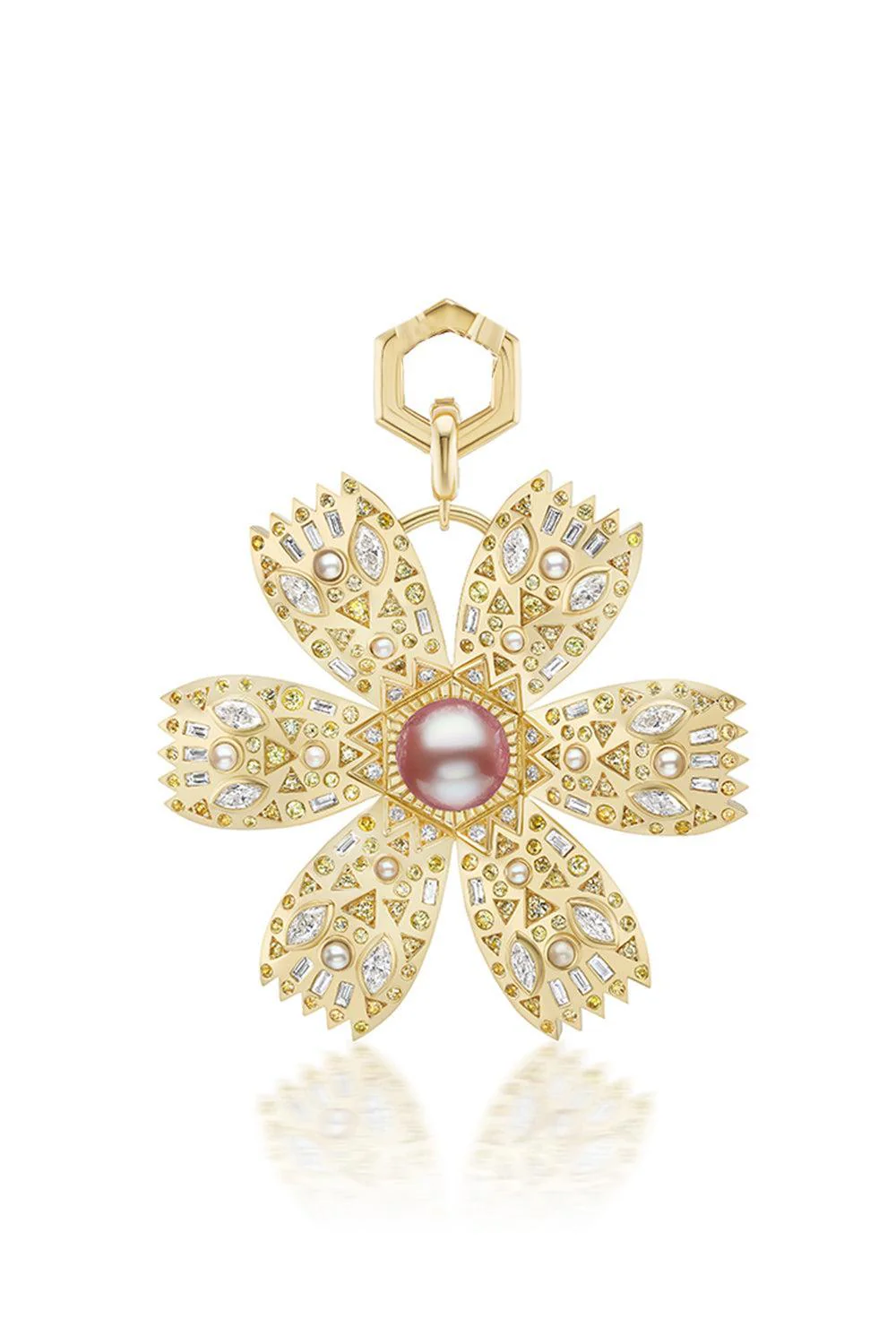 Pearl Poppy Pendant