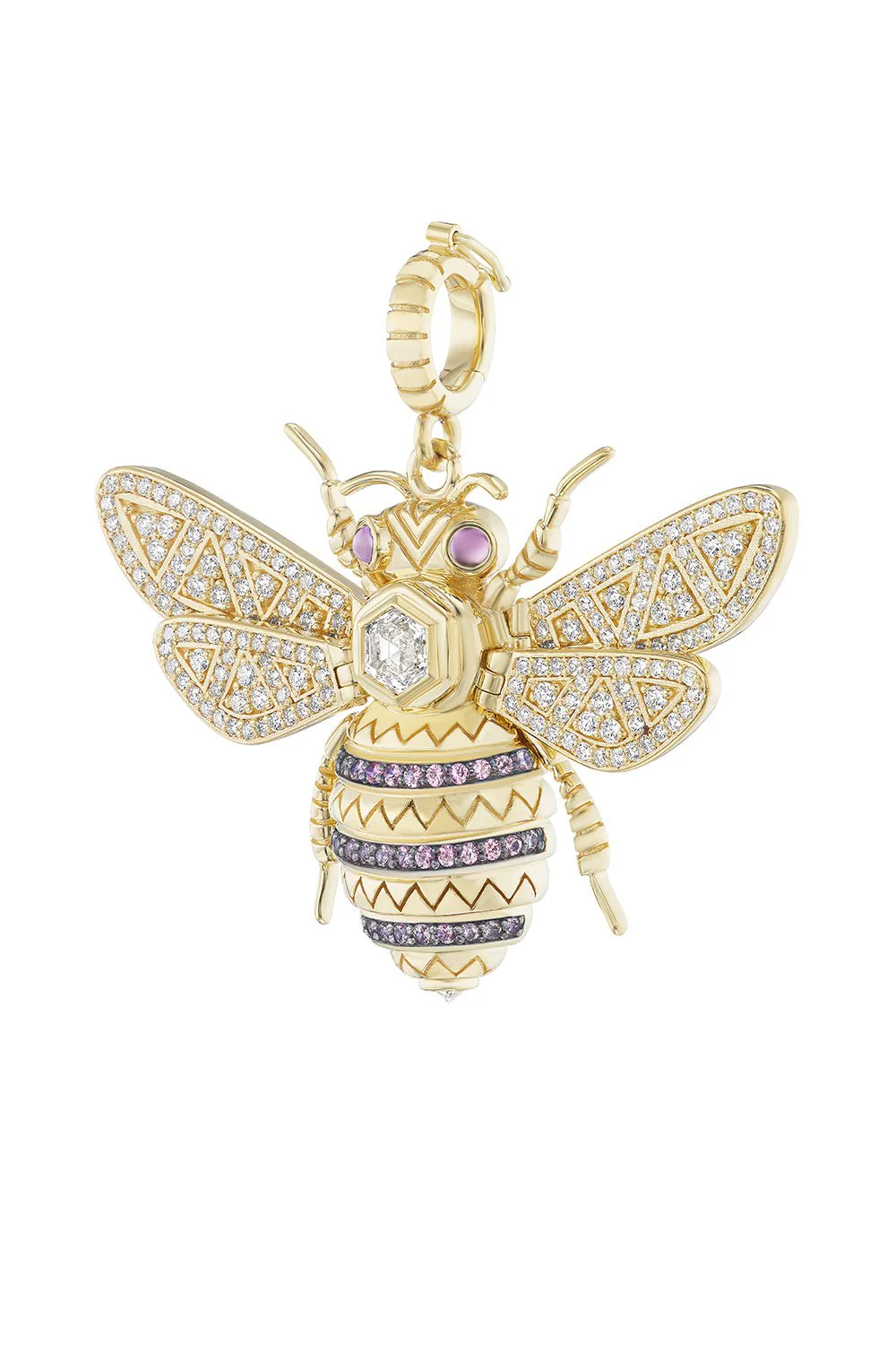 Purple Honey Bee Pendant - Image 8
