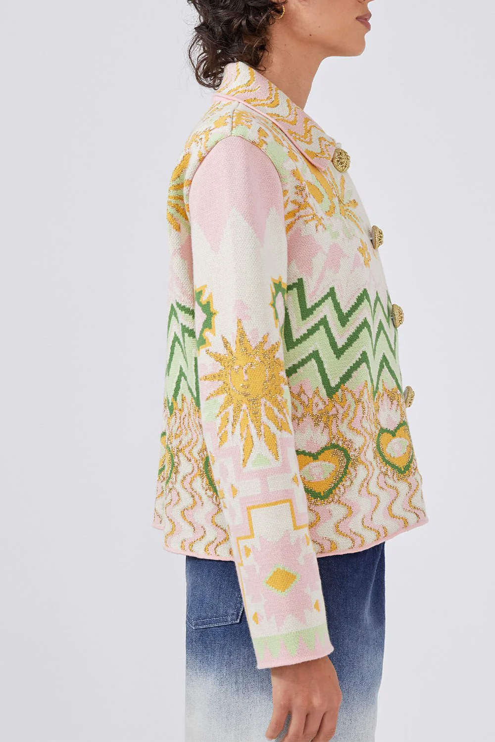Long Sleeve Collar Jacket - Image 5