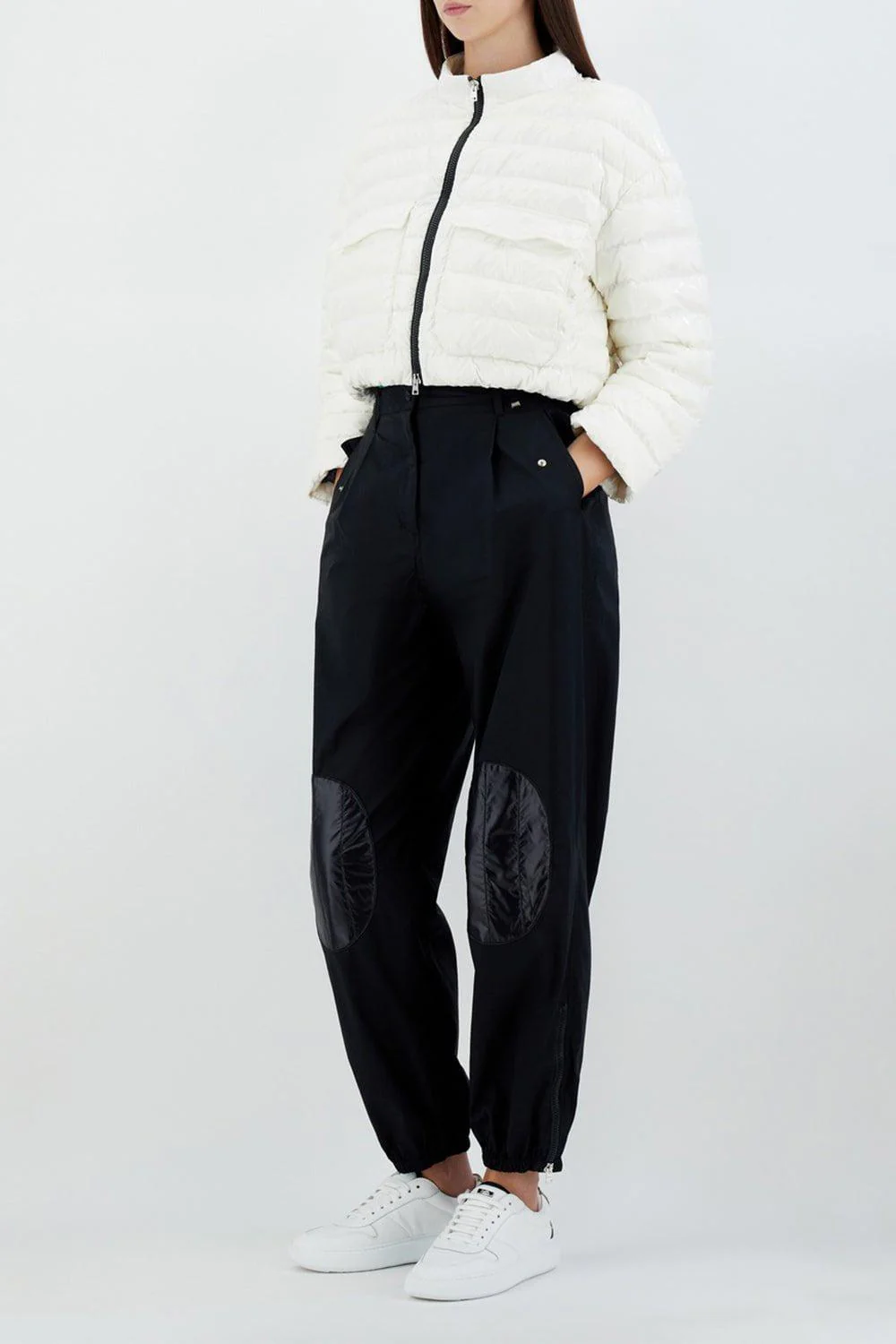 Cropped Bomber Jacket - Image 3