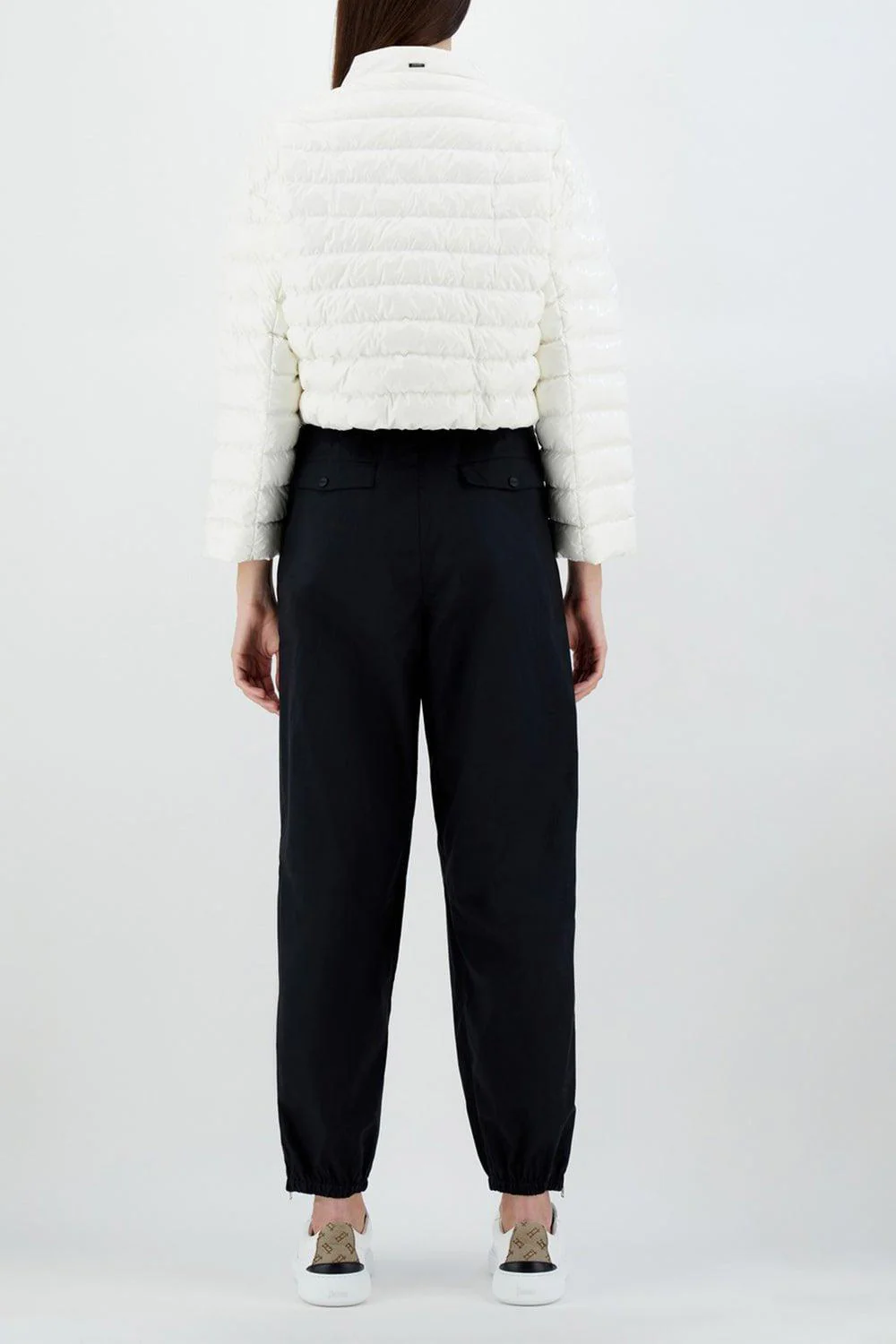 Cropped Bomber Jacket - Image 4