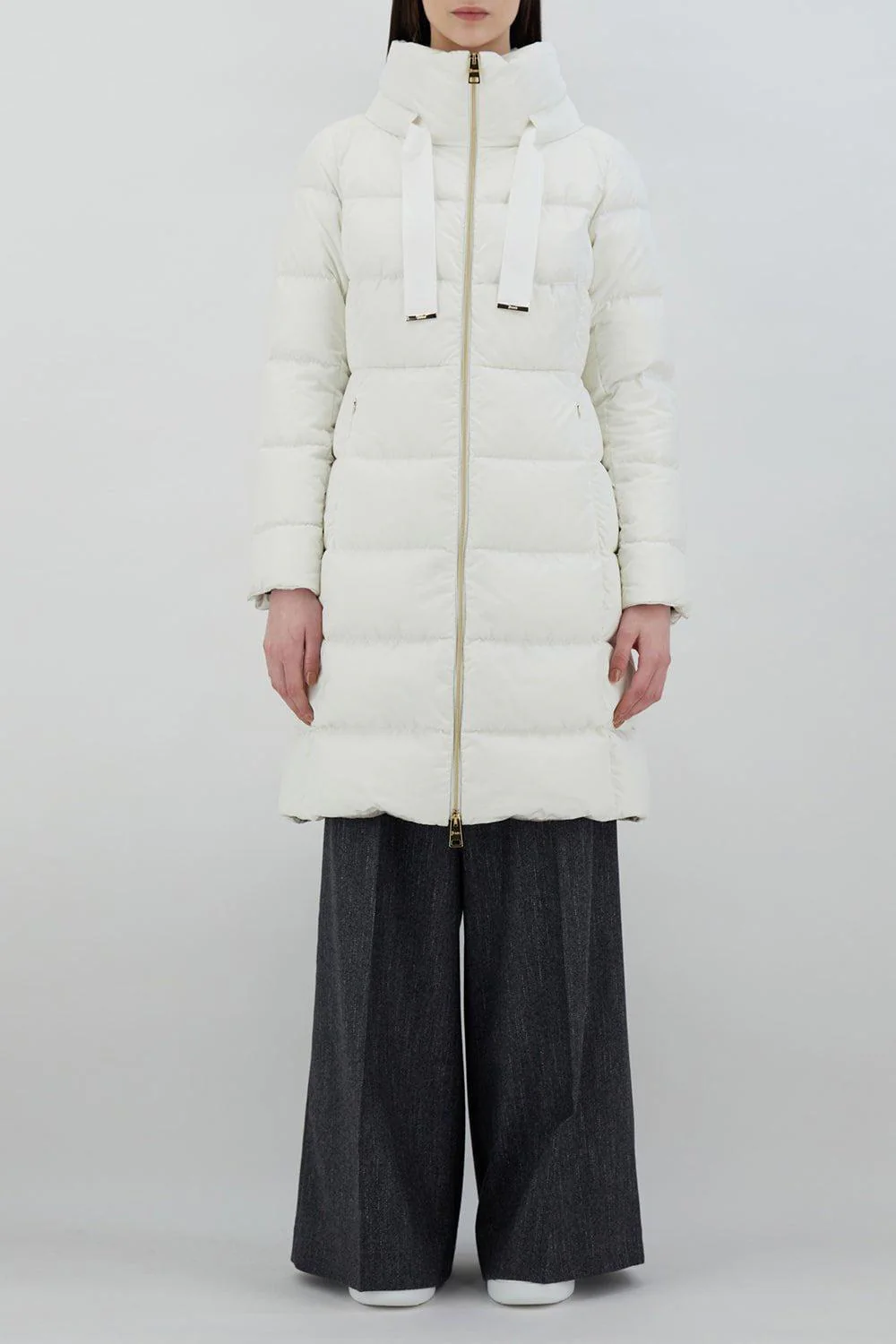 Drawstring Hourglass Coat - Image 2