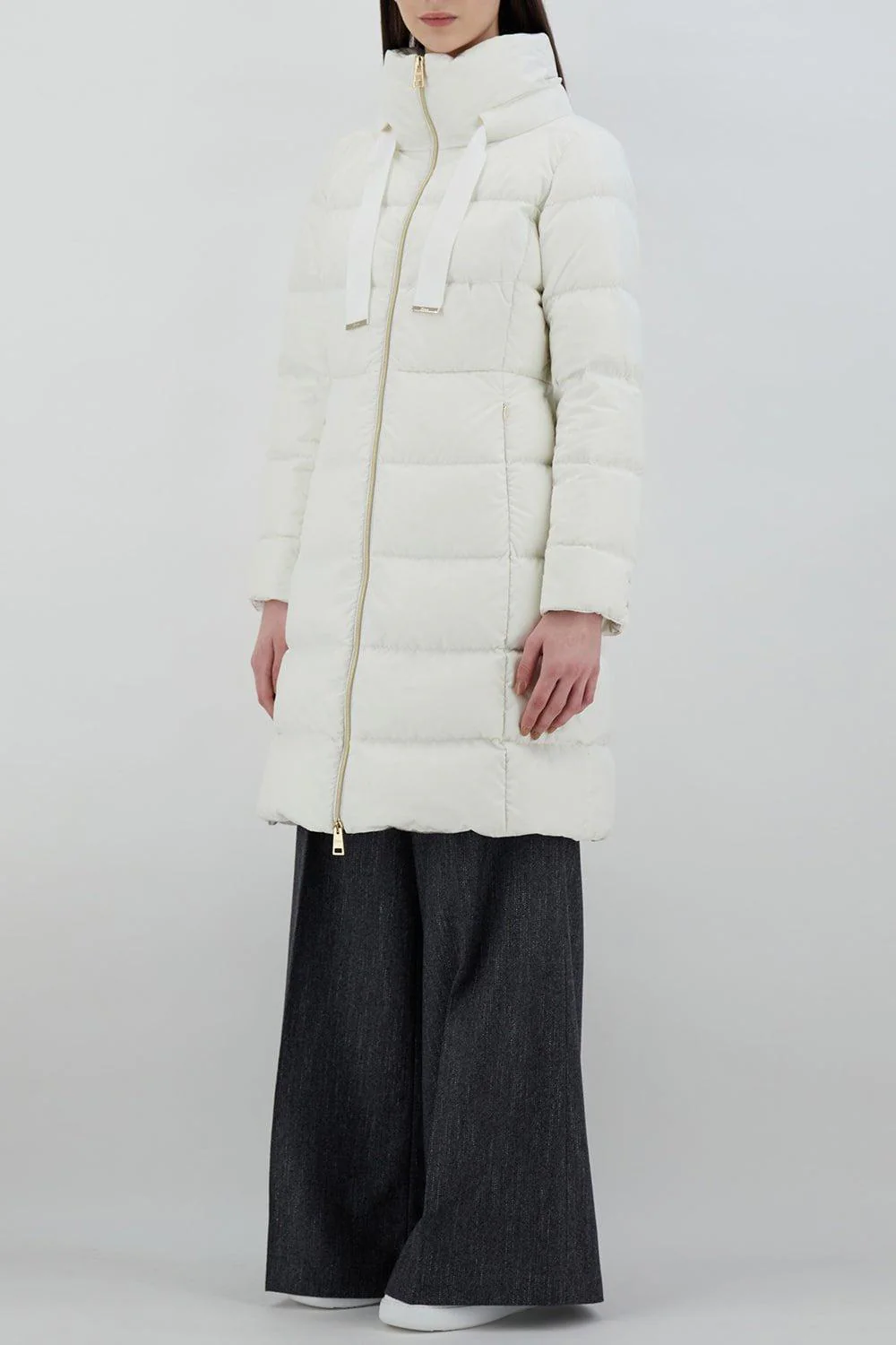 Drawstring Hourglass Coat - Image 3