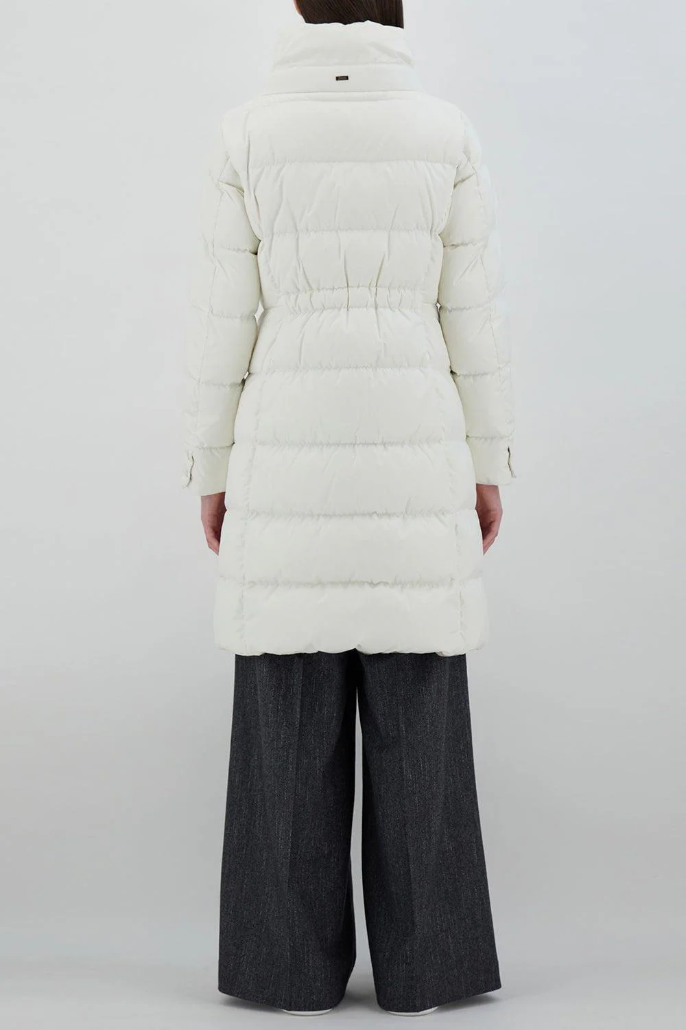 Drawstring Hourglass Coat - Image 4