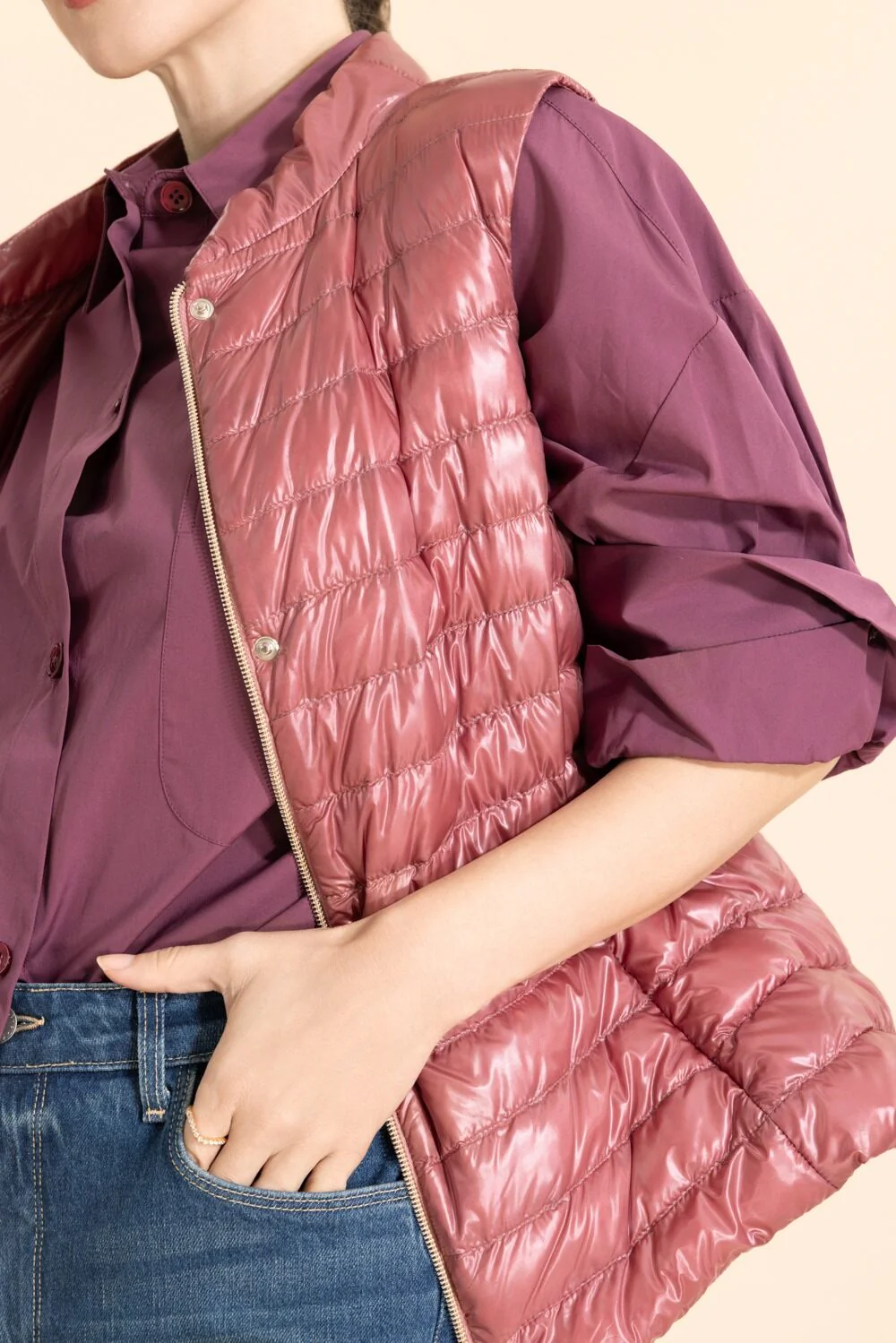 Giulia Vest - Raspberry - Image 3