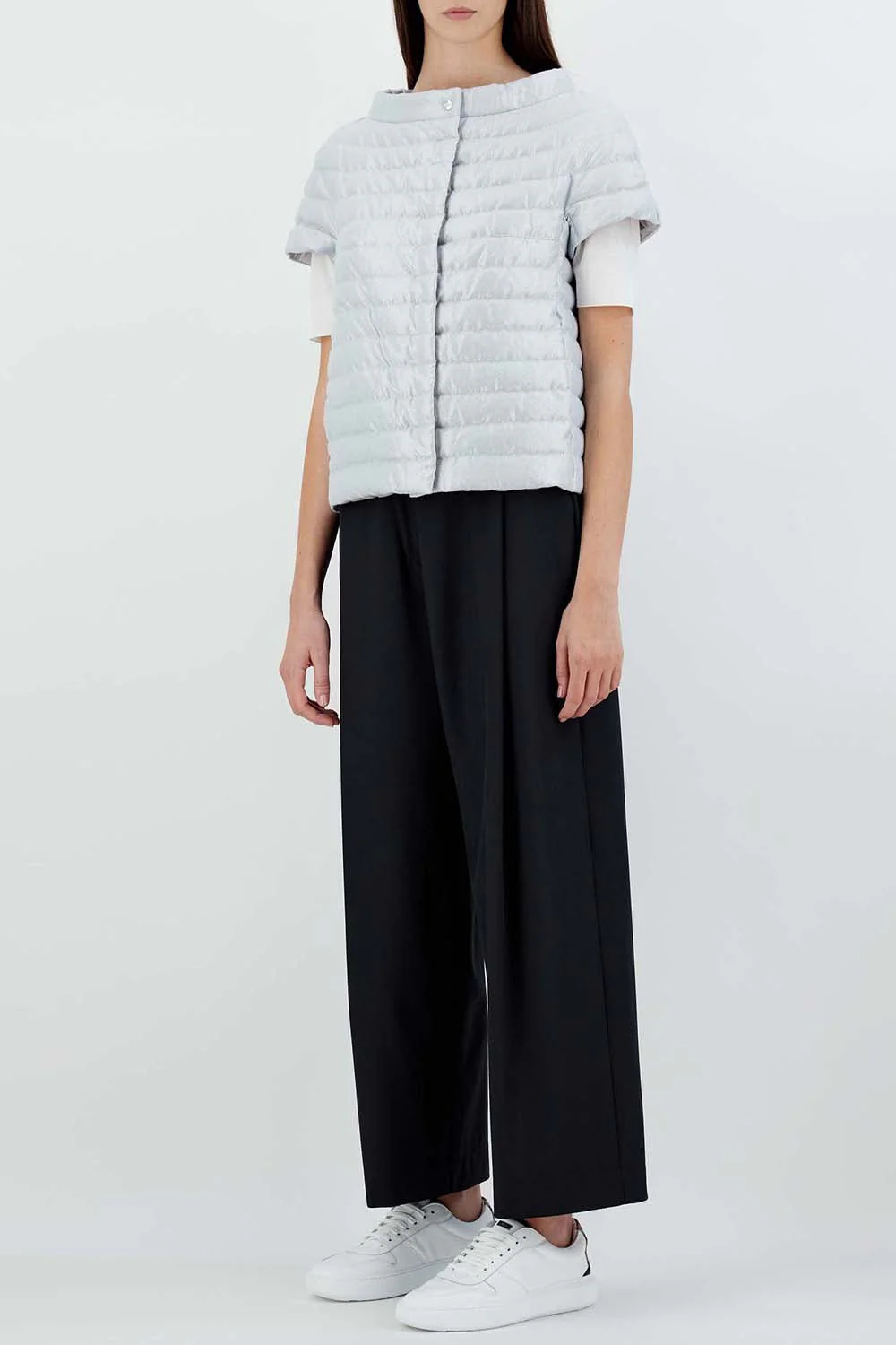 Metallic Cap Sleeve Vest - Image 3
