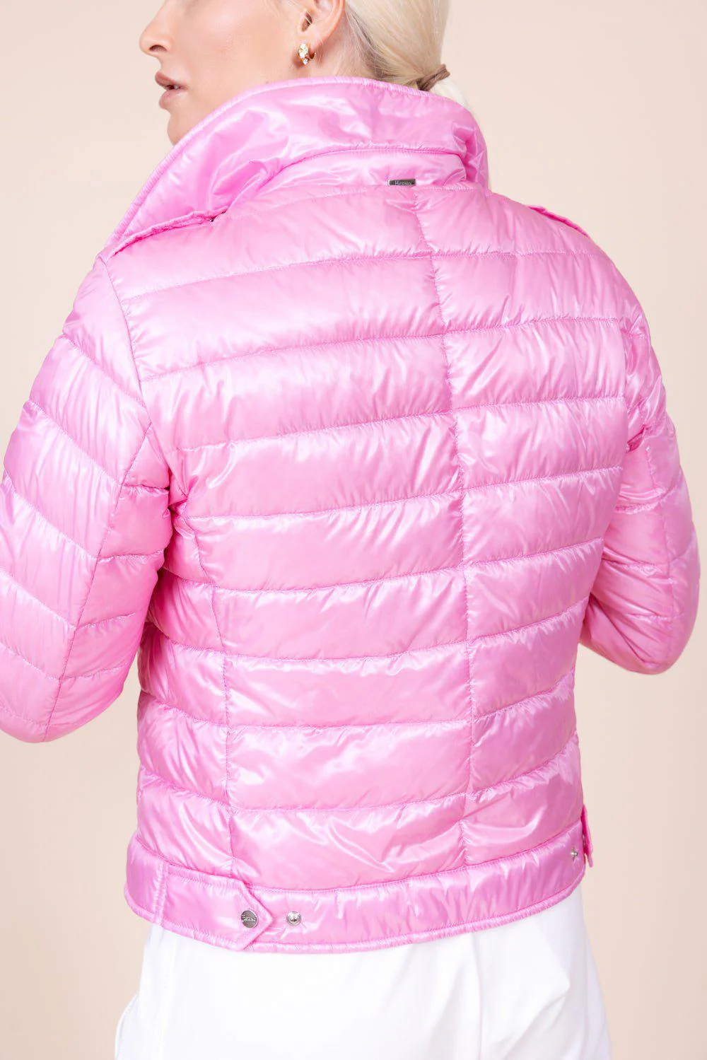 Nylon Moto Jacket - Rosa - Image 5
