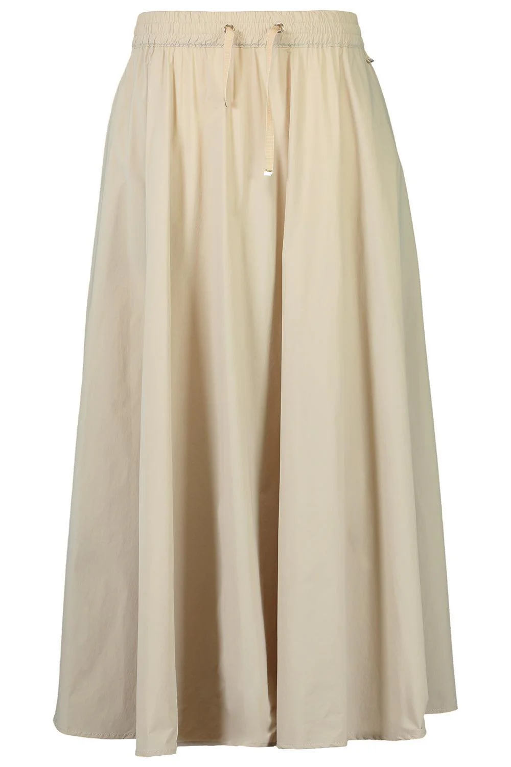 Tie Waist Stretch Skirt - Champagne