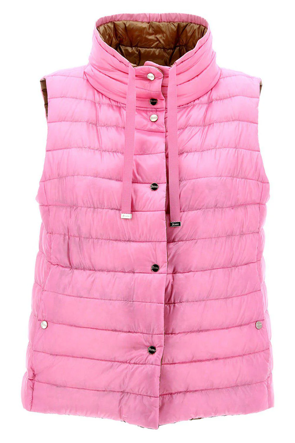 Ultralight Reversible Vest - Pink Brown - Image 11