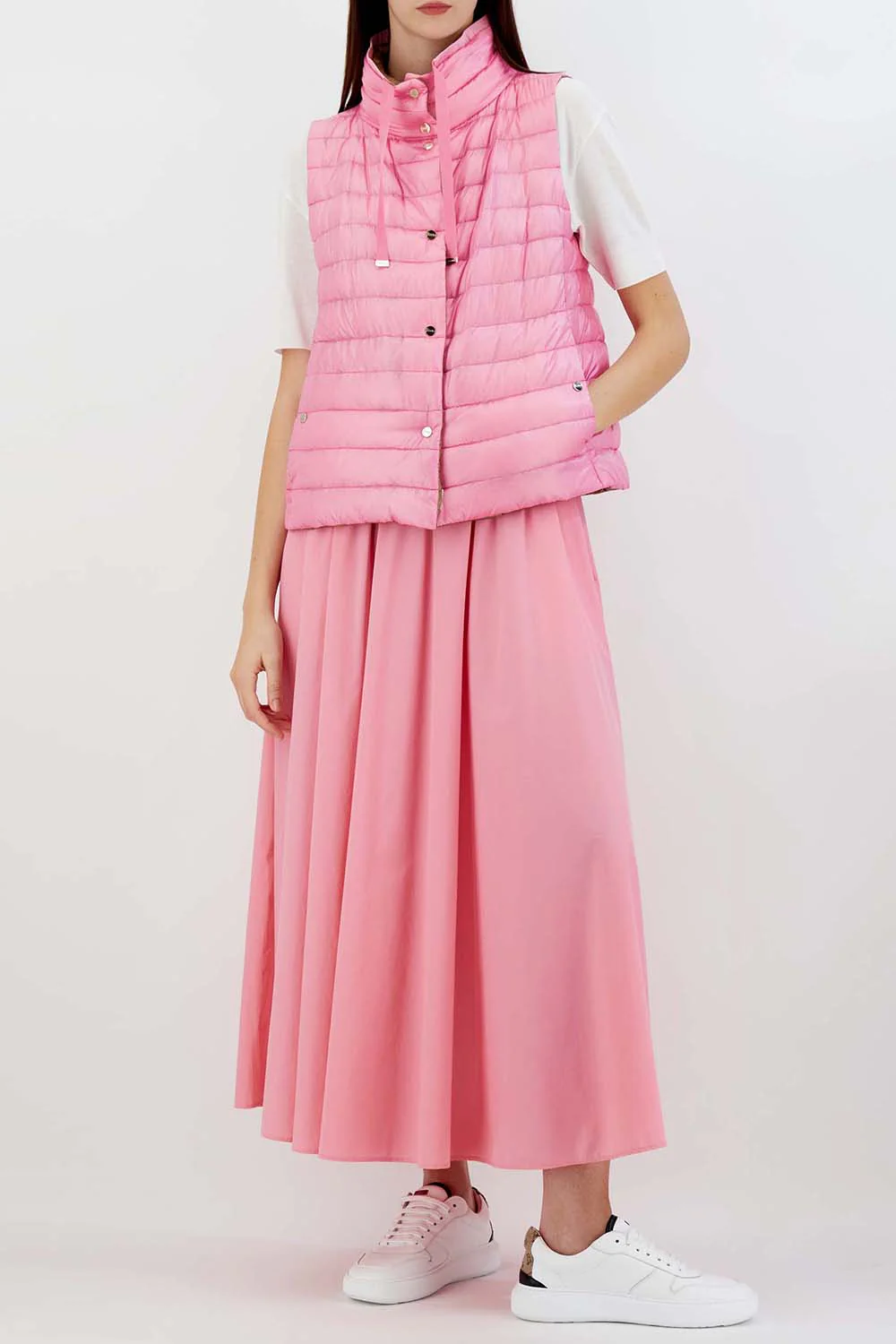 Ultralight Reversible Vest - Pink Brown - Image 7