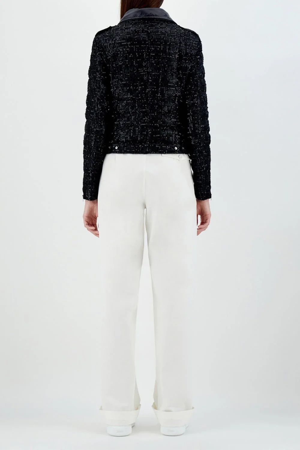 Sequin Moto Jacket - Image 4