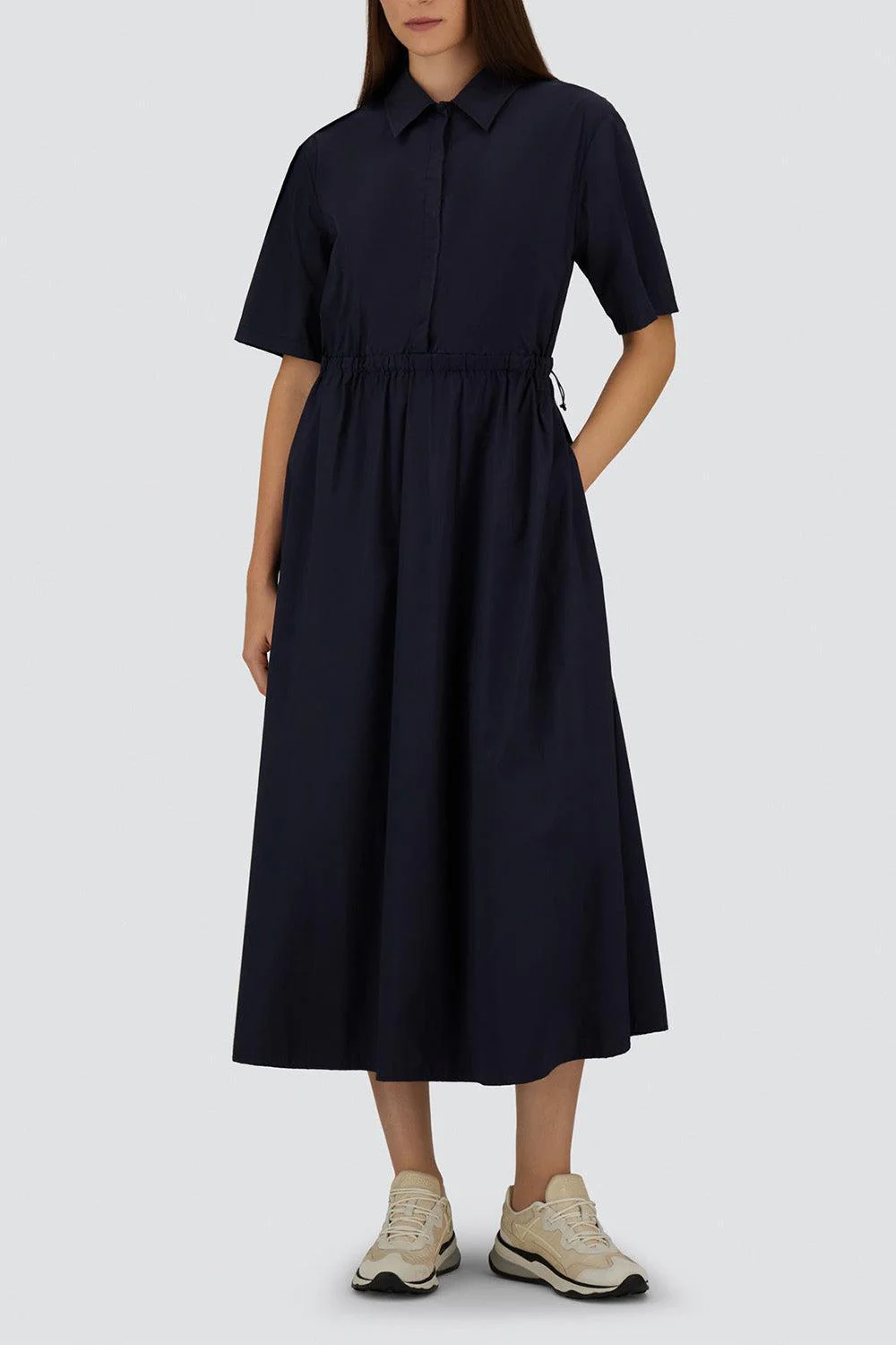 Short Sleeve Stretch Dress - Image 3