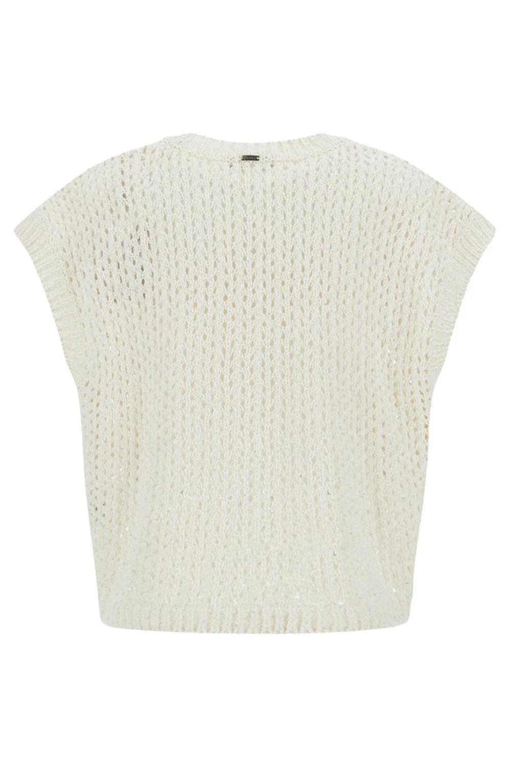 Sleeveless Lurex Knit Top - Image 6