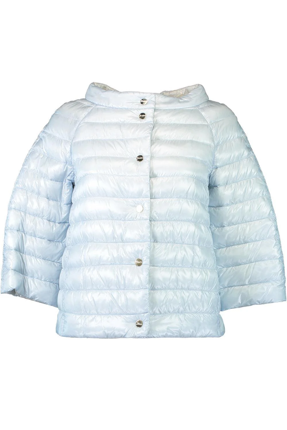 Three Quarter Sleeve Ultralight Reversible Jacket - Light Blue Ice