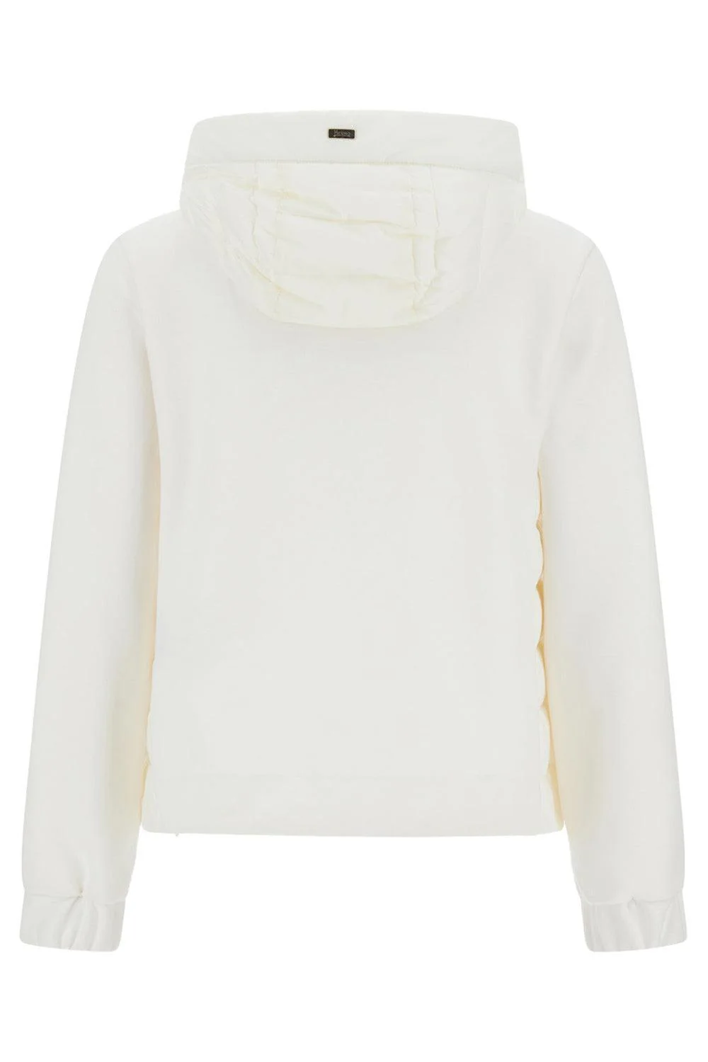 Tie Neck Quilted Hoodie - Image 8