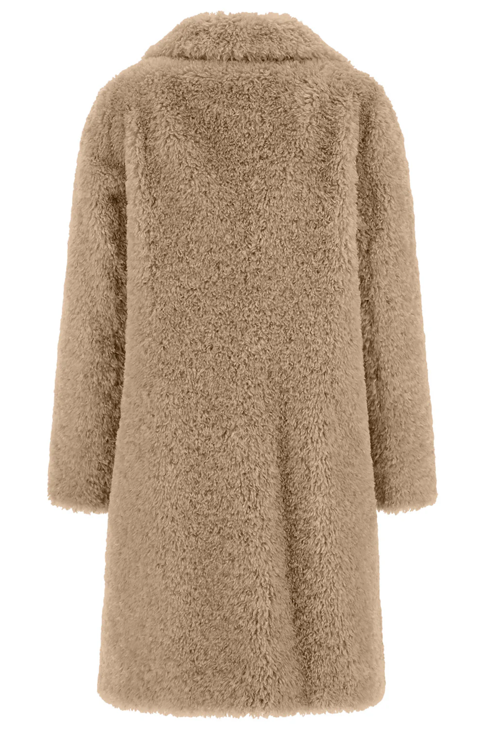 Faux Fur Long Coat - Image 8