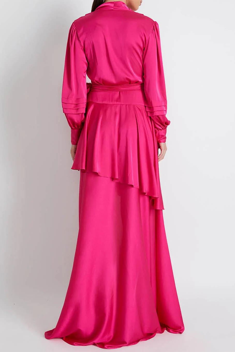 Hi-Low Maxi Wrap Dress - Image 5