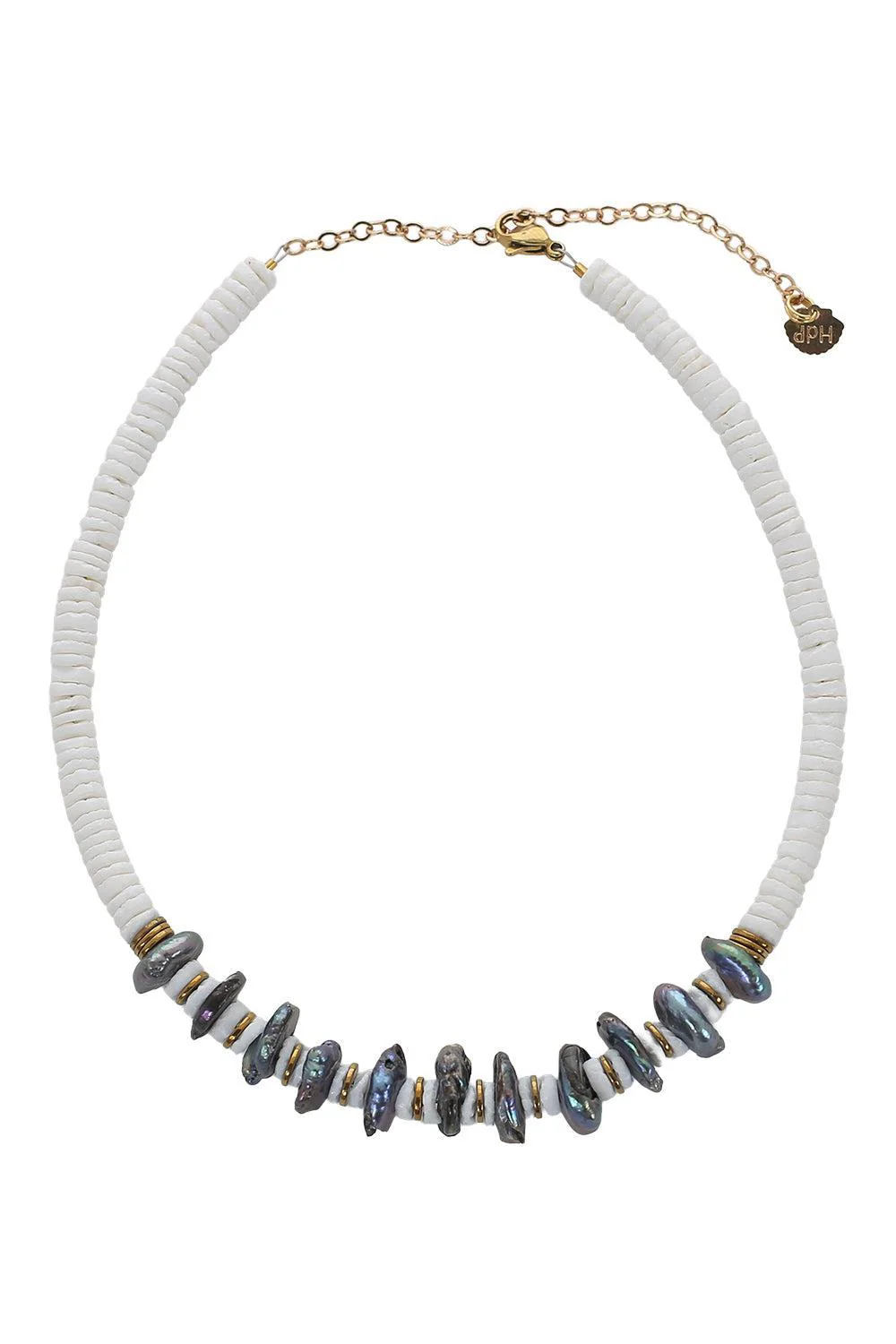 Bianca Shell Pearl Necklace