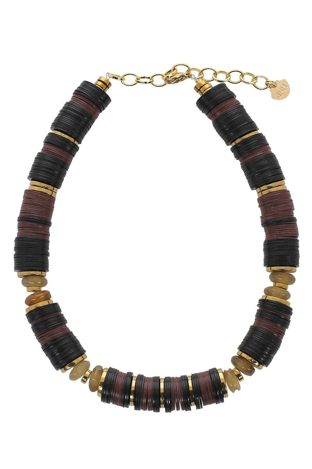 Black Brown Hematite Necklace