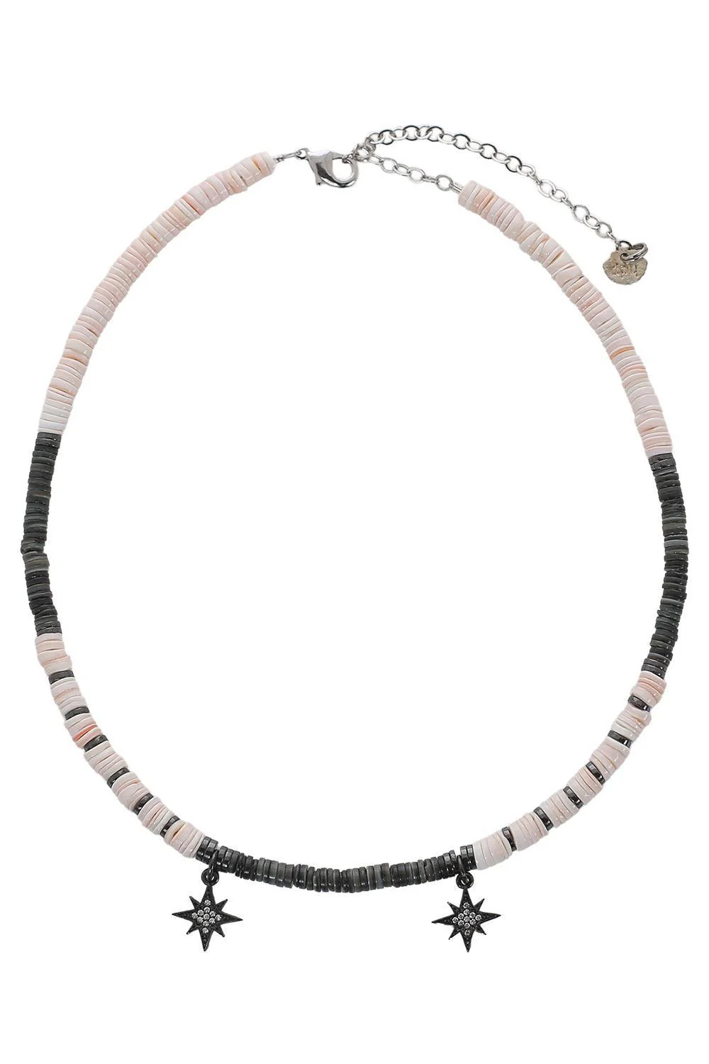 Blush Notte Black Stars Necklace
