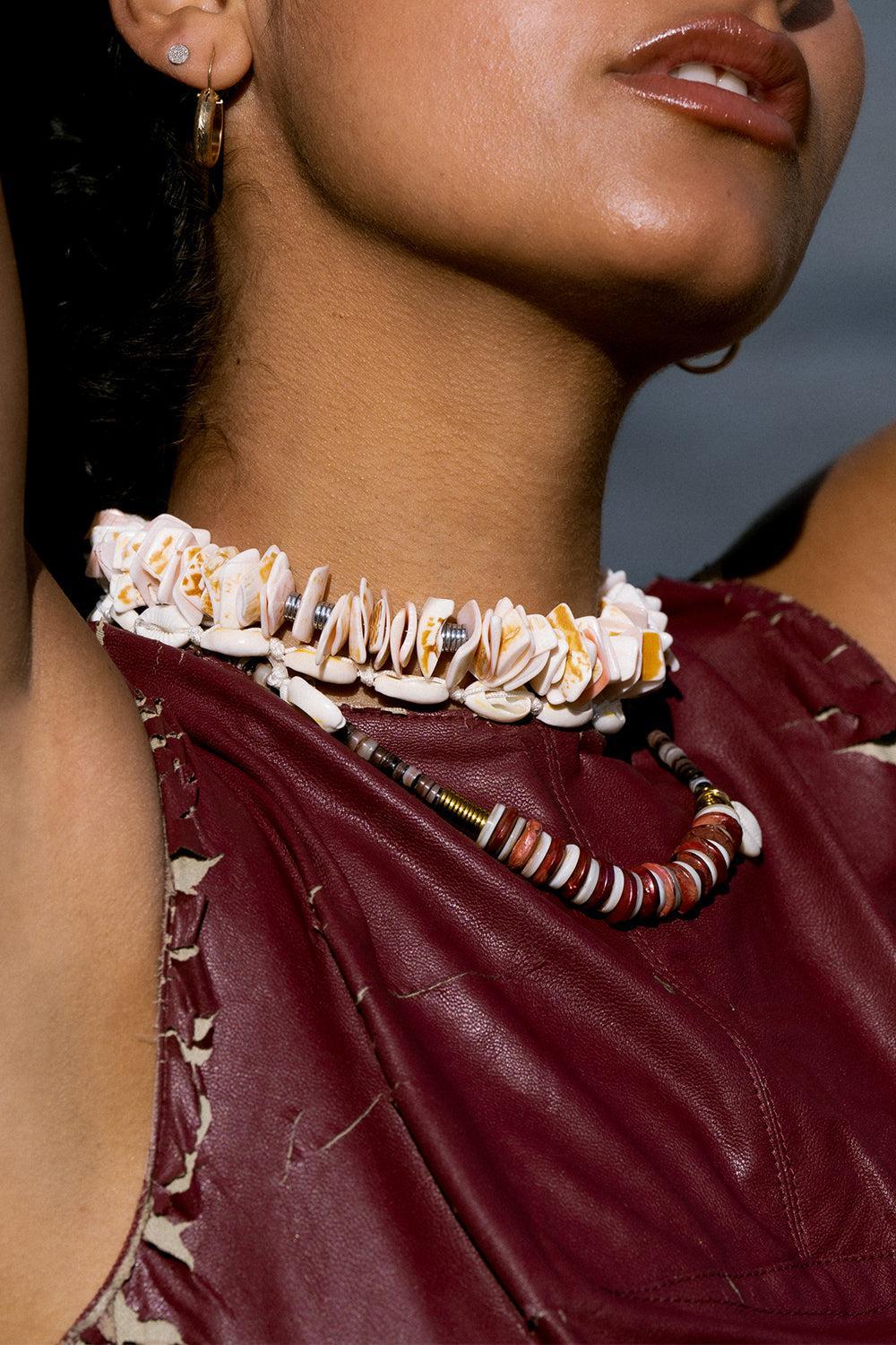 Castaway Pink Shell Necklace - Image 3