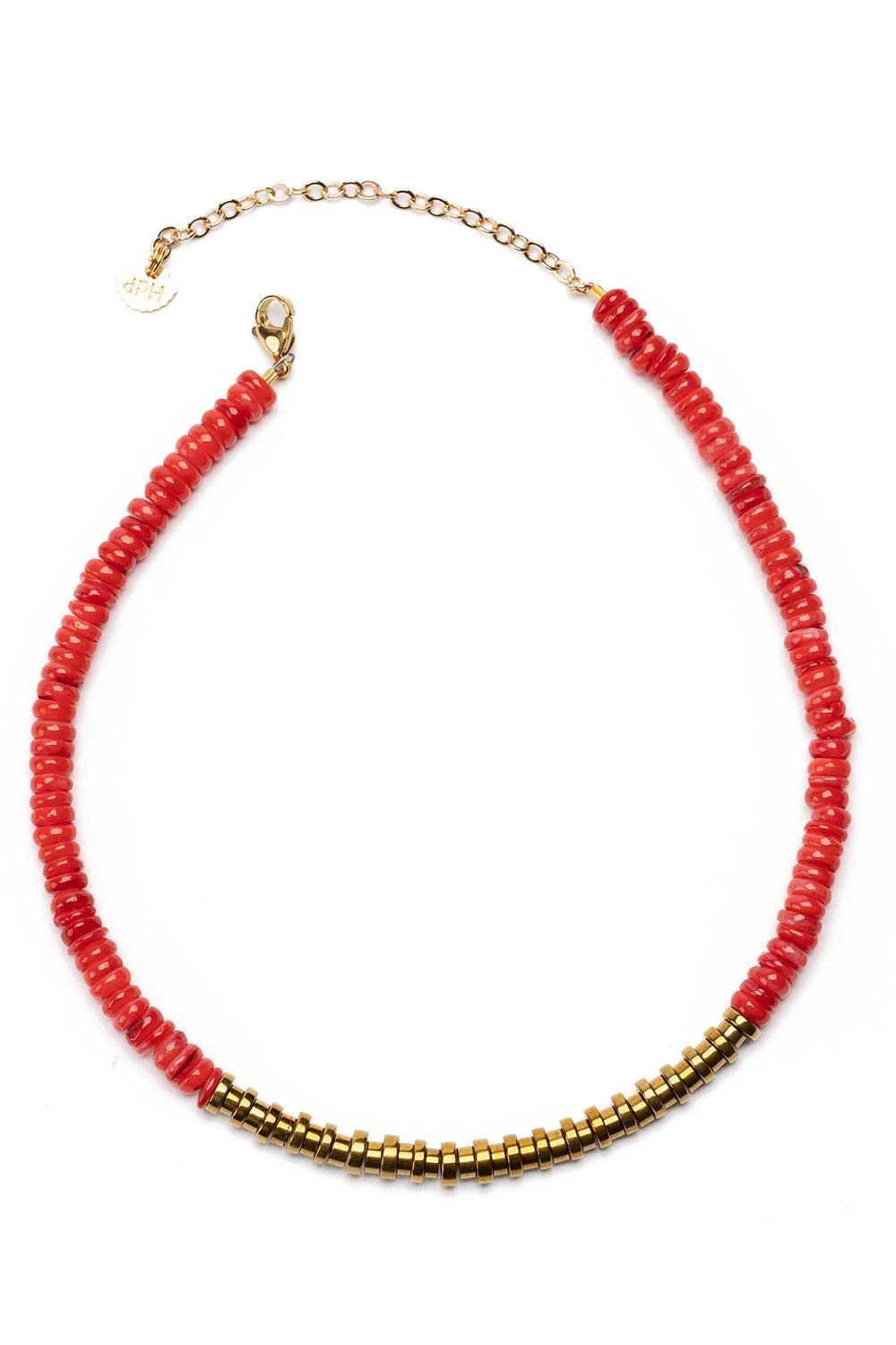 Red Iris Prime Hematite Necklace