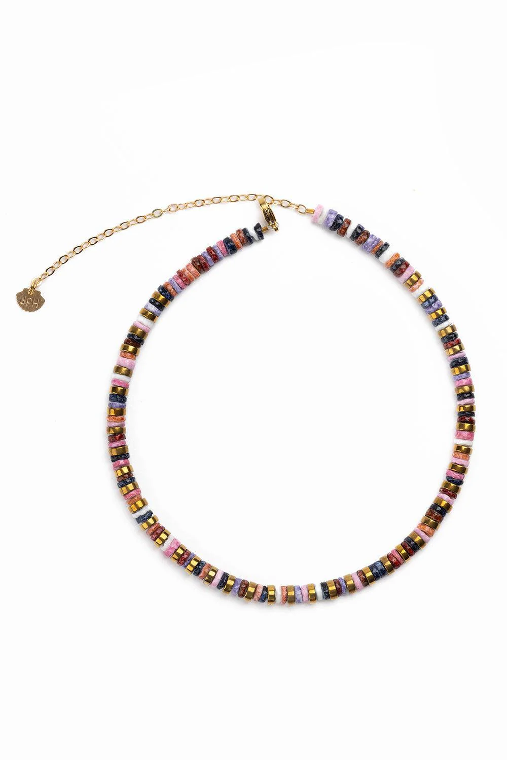 Sahara Hematites Rondelle Necklace